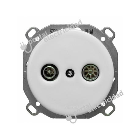 Toma TV Final de Empotrar Blanco Fontini DO