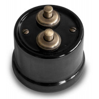 PULSADOR 10A 250V PORCELANA BLANCA FONTINI