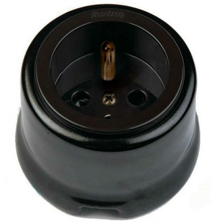 BASE DE PORCELANA DE SUPERFICIE NEGRA PARA INSTALAR EN FRANCIA FONTINI GARBY 30211272