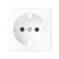TAPA PARA BASE DE  ENCHUFE II+TTL SCHUKO SERIES SIMON 82. BLANCO