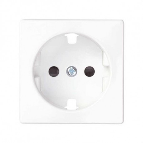 TAPA PARA BASE DE  ENCHUFE II+TTL SCHUKO SERIES SIMON 82. BLANCO