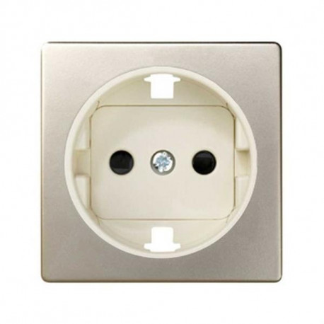 TAPA PARA BASE DE  ENCHUFE II+TTL SCHUKO SIMON 82 CAVA MATE