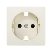 TAPA PARA BASE DE  ENCHUFE II+TTL SCHUKO SERIES SIMON 82. MARFIL