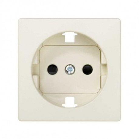 TAPA PARA BASE DE  ENCHUFE II+TTL SCHUKO SERIES SIMON 82. MARFIL