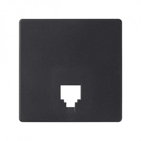 TAPA TOMA TELEFONO SERIES SIMON 82. GRAFITO