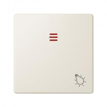 TECLA PULSADOR CON VISOR-SIMBOLO LUZ SERIES SIMON 82. MARFIL