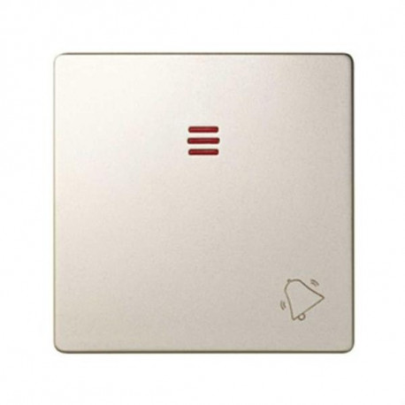 TECLA PULSADOR CON VISOR-SIMBOLO TIMBRE SERIES SIMON 82.CAVA MATE