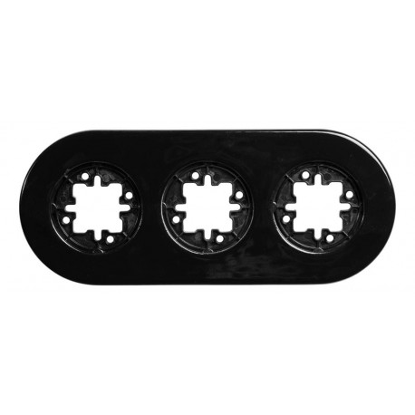 Marco Triple de Porcelana de Superficie Blanco Fontini DO