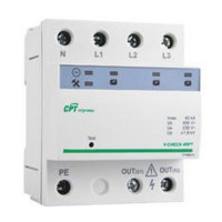Protector de Sobretensiones Permanentes y Transitorias combinado DPS+POP V-CHECK 4RPT Cirprotec