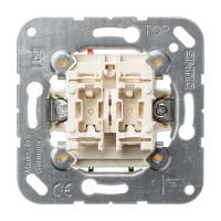 Mecanismo pulsador unipolar doble  JUNG JUN535U