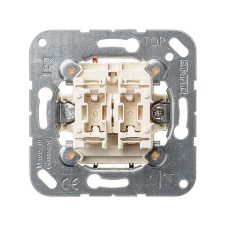 Mecanismo pulsador unipolar doble  JUNG JUN535U