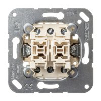 Mecanismo pulsador conmutador doble   JUNG JUN539U