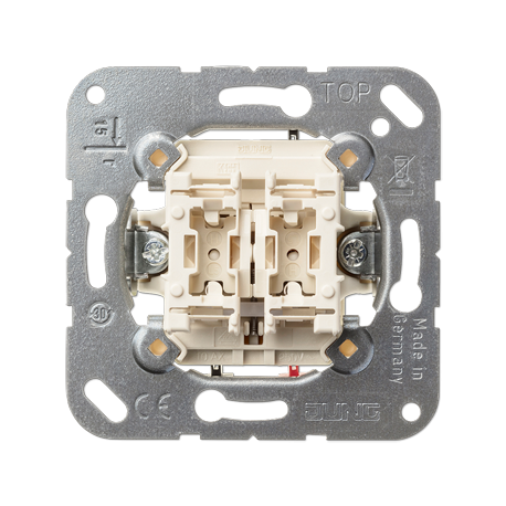Mec pulsador unipolar persianas  JUNG JUN539VU