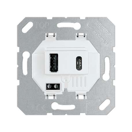 Mecanismo cargador USB Blanco alpino  JUNG JUNUSB15CAWW