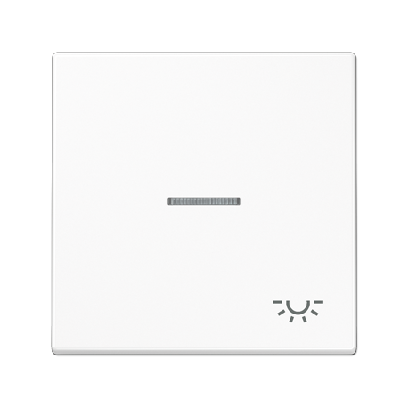 Tecla c/visor/simb luz LS bl alpi  JUNG JUNLS990KO5LWW