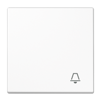 Tecla c/ simb Timbre LS blanco alpino  JUNG JUNLS990KWW