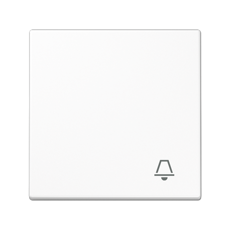 Tecla c/ simb Timbre LS blanco alpino  JUNG JUNLS990KWW