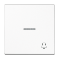 Tecla c/visor y simb Timbre LS bl alpi  JUNG JUNLS990KO5KWW