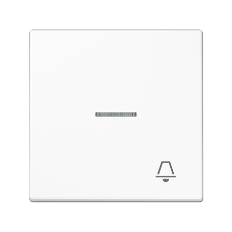 Tecla c/visor y simb Timbre LS bl alpi  JUNG JUNLS990KO5KWW