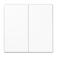 Tecla doble LS blanco alpino  JUNG JUNLS995WW