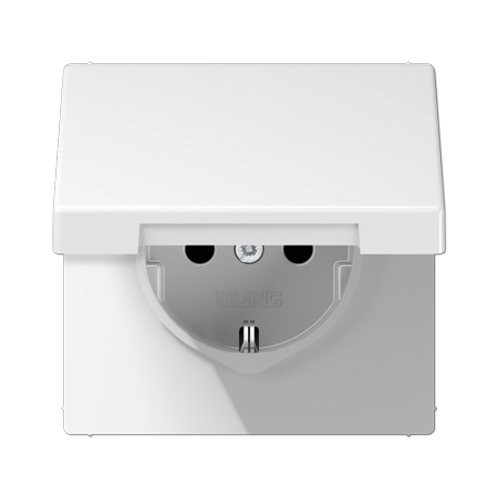 Enchufe t abat/prot contacto LS bl alpi  JUNG JUNLS1520KIKLWW