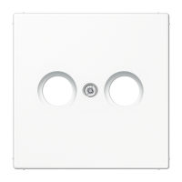 Placa toma TV LS blanco alpino  JUNG JUNLS990TVWW