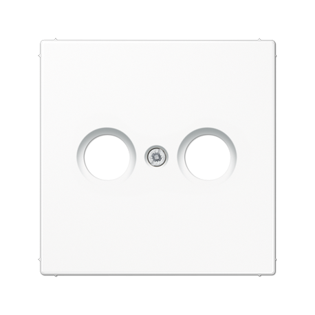 Placa toma TV LS blanco alpino  JUNG JUNLS990TVWW