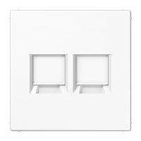 Placa ModJack 2 tomas LS bl alpi  JUNG JUNLS1969-25WEWW