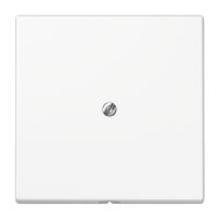 Placa con salida cable LS bl alpi  JUNG JUNLS990AWW