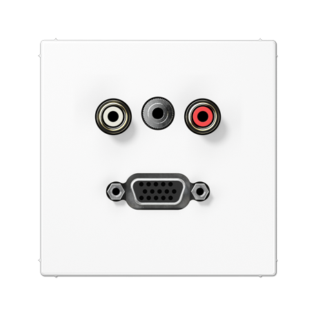 Placa CA/Miniklinke/VGA LS bl alpi  JUNG JUNMALS1072WW