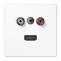 Placa CA/Miniklinke/HDMI LS bl alpi  JUNG JUNMALS1082WW