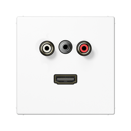 Placa CA/Miniklinke/HDMI LS bl alpi  JUNG JUNMALS1082WW