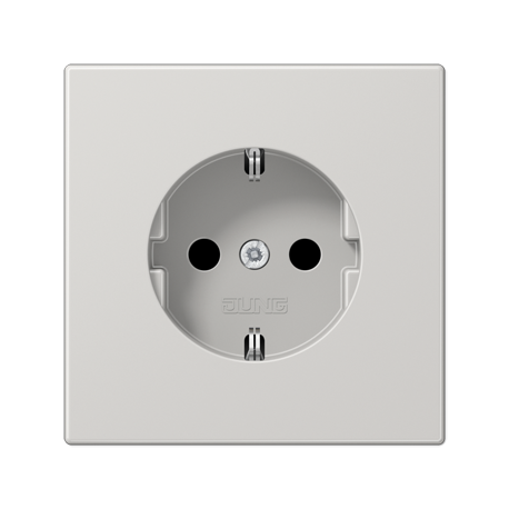 Enchufe SCHUKO® + TAPA prot contacto LS gris cl  JUNG JUNLS1521KILG