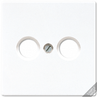 Placa toma TV LS gris claro  JUNG JUNLS990TVLG