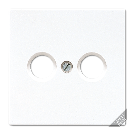 Placa toma TV LS gris claro  JUNG JUNLS990TVLG