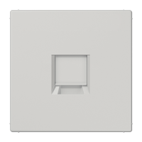Placa Mod Jack 1 toma LS gris cl  JUNG JUNLS1969-15WELG