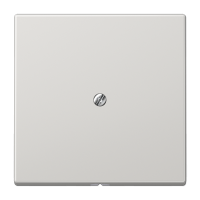 Placa con salida cable LS gris cl  JUNG JUNLS990ALG