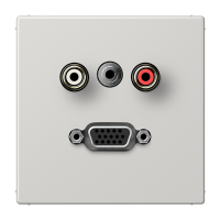 Placa CA/Miniklinke/VGA LS gris cl JUNG JUNMALS1072LG