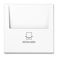 Tarjetero hotel LS blanco alpino  JUNG JUNLS590CARDWW