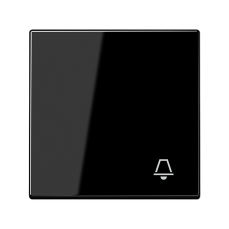 Tecla c/ simb Timbre LS negro  JUNG JUNLS990KSW