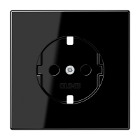 Cazoleta SCHUKO® prot LS negro  JUNG JUNLS1520KIPLSW