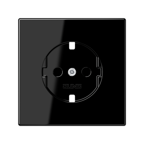 Cazoleta SCHUKO® prot LS negro  JUNG JUNLS1520KIPLSW