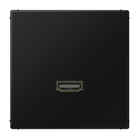 Placa HDMI LS negro JUNG JUNMALS1112SW