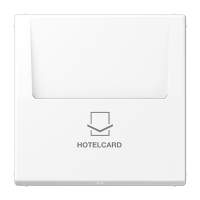 Tarjetero hotel LS blanco mate  JUNG JUNLS590CARDWWM