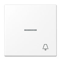 Tecla c/visor y simb Timbre LS bl Mate  JUNG JUNLS990KO5KWWM