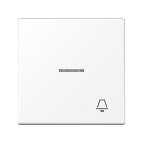 Tecla c/visor y simb Timbre LS bl Mate  JUNG JUNLS990KO5KWWM