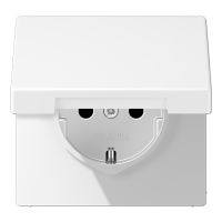 Enchufe t abat/prot contacto LS bl mate JUNG JUNLS1520BFKIKLWWM