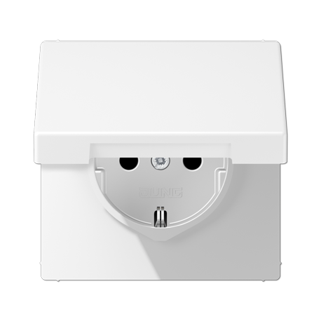 Enchufe t abat/prot contacto LS bl mate JUNG JUNLS1520BFKIKLWWM