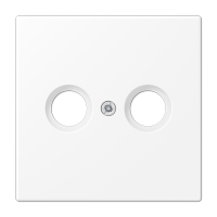 Placa toma TV LS blanco mate  JUNG JUNLS990TVWWM