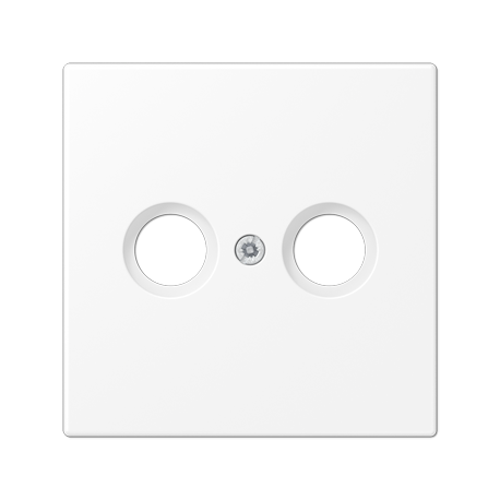 Placa toma TV LS blanco mate  JUNG JUNLS990TVWWM